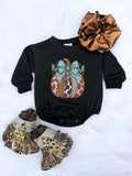 Western Pumpkin Bubble Romper