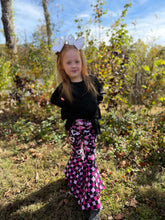 Load image into Gallery viewer, Pink Under Construction Double Bell Bottoms
