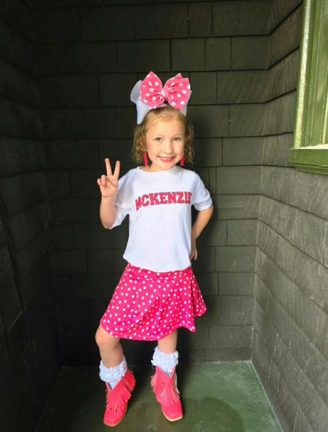 Dotty Darling Athletic Skort