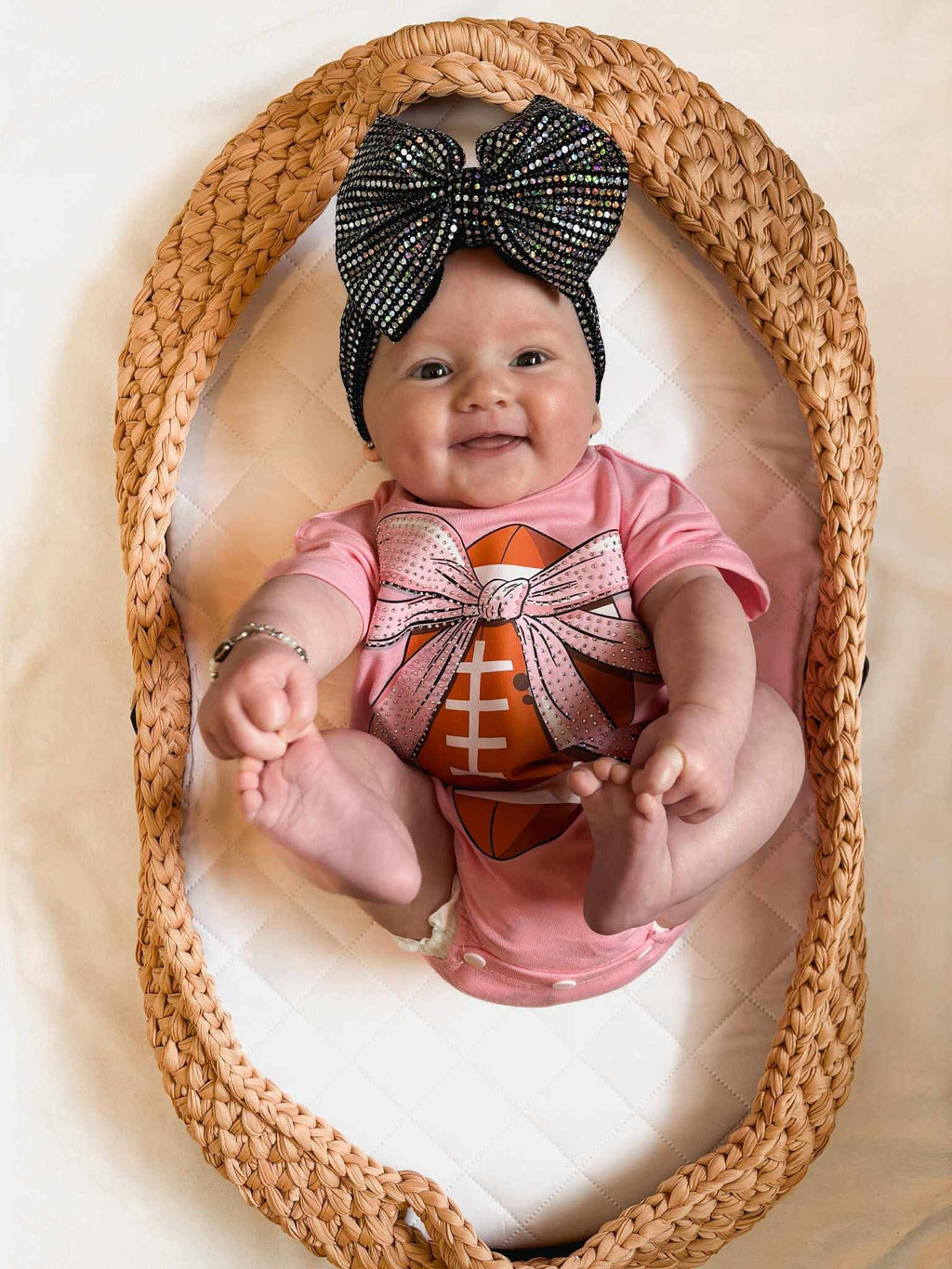 Touchdown Cutie Bubble Romper