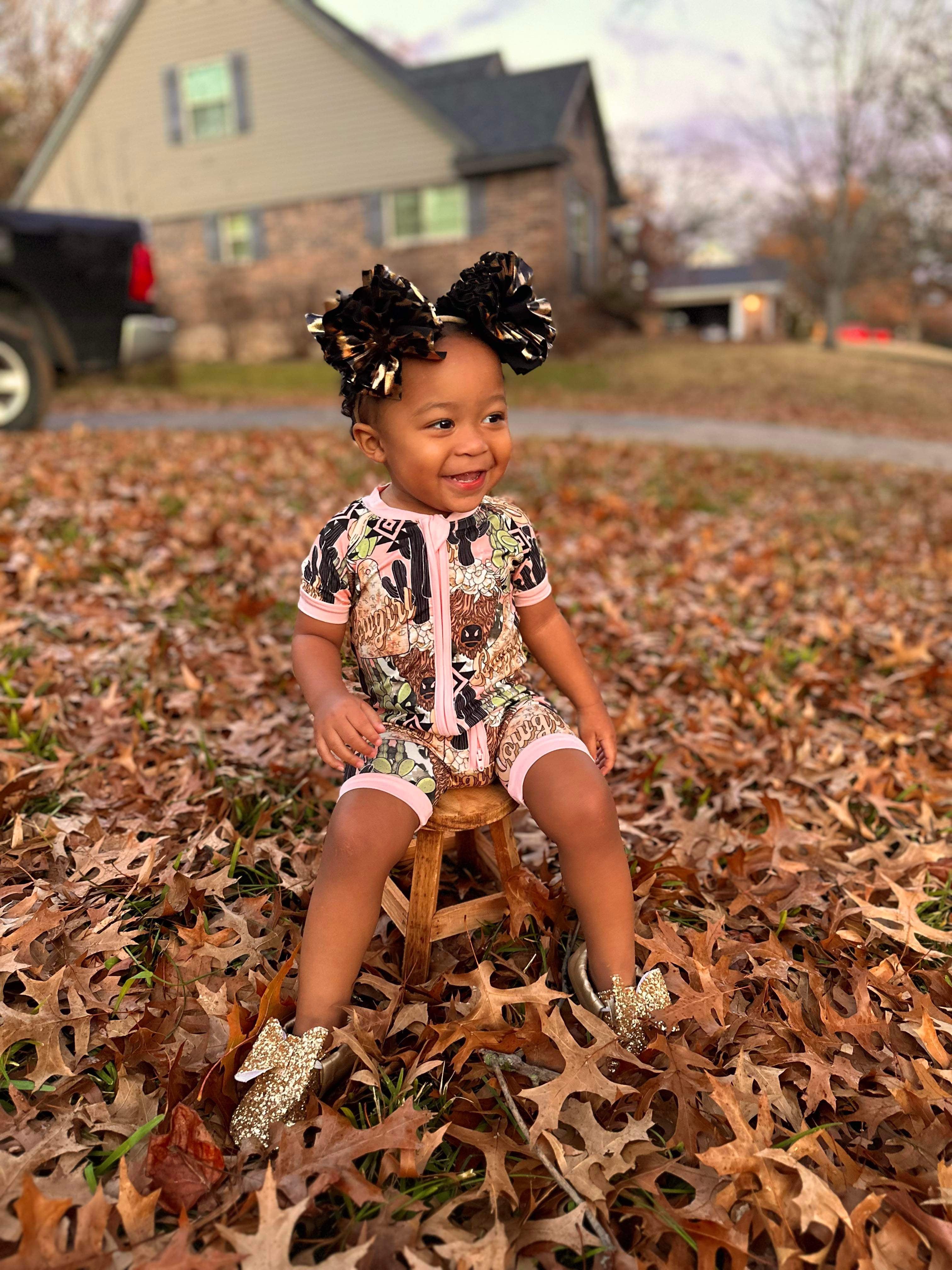 Cowgirl Bamboo Shortie Romper (FINAL SALE) – Bella-Breez Boutique
