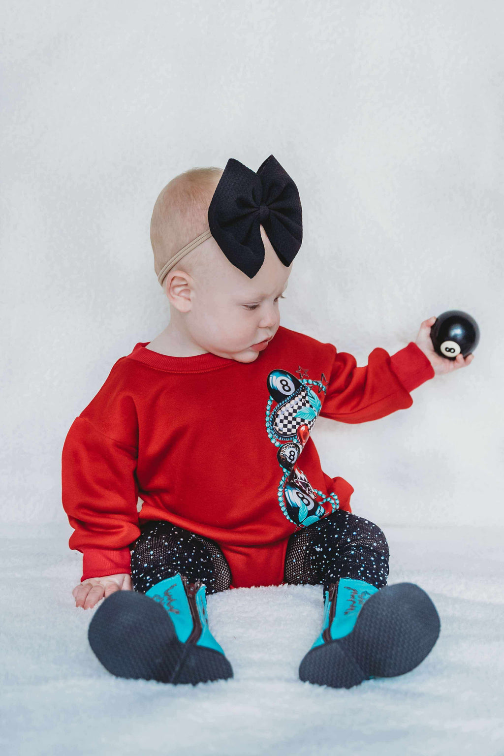 Eight Ball Babe Bubble Romper