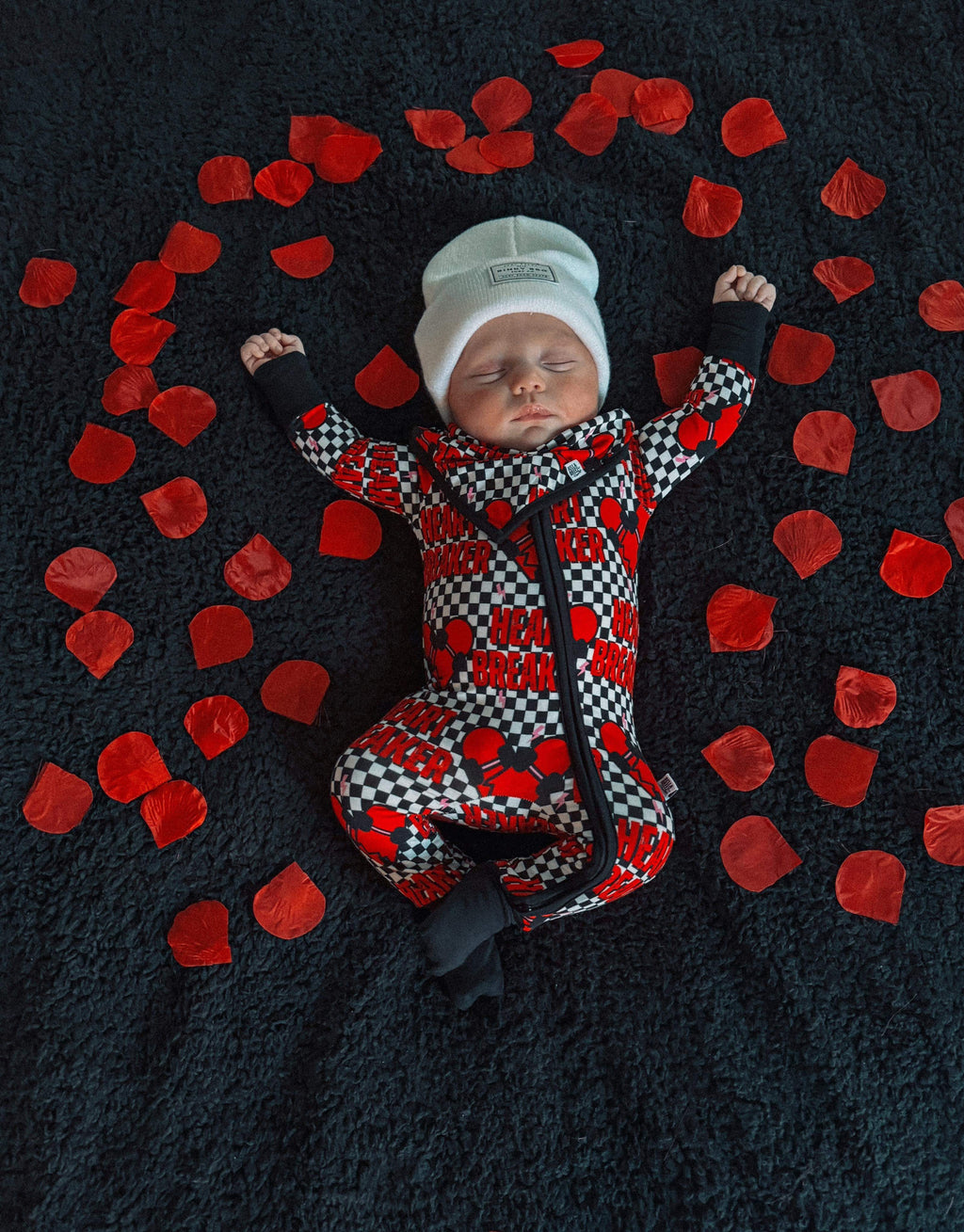 Checkered Heart Breaker Bamboo Sleeper (FINAL SALE)