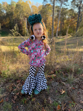 Load image into Gallery viewer, Pink Christmas Ruffled Hoodie

