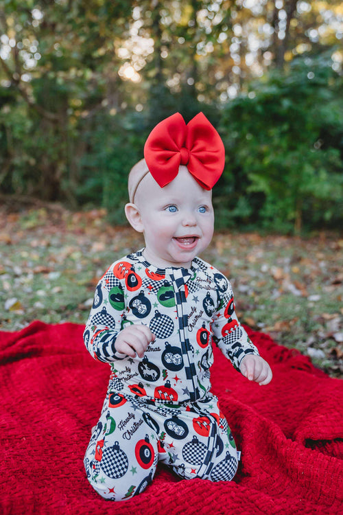0/3 Months Holly Jolly Rodeo Bamboo Sleeper (FINAL SALE)