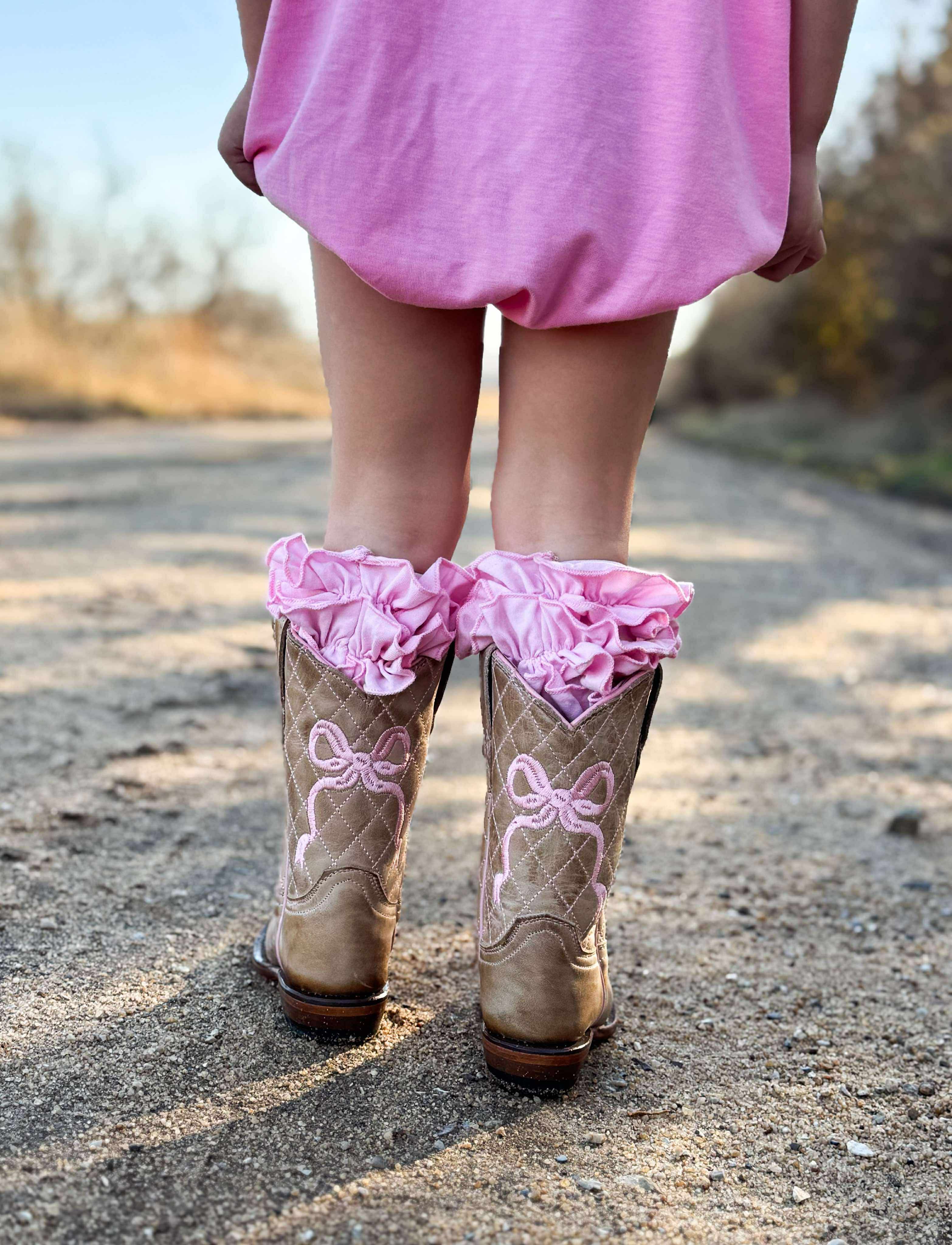 Tan Bow Tanner Mark Boots