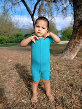 Load image into Gallery viewer, Lasso Lagoon Bamboo Shortie Romper
