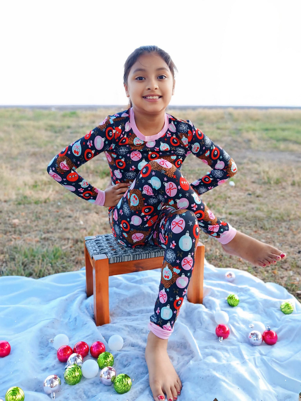 Cowgirl Christmas Bamboo Set (FINAL SALE)