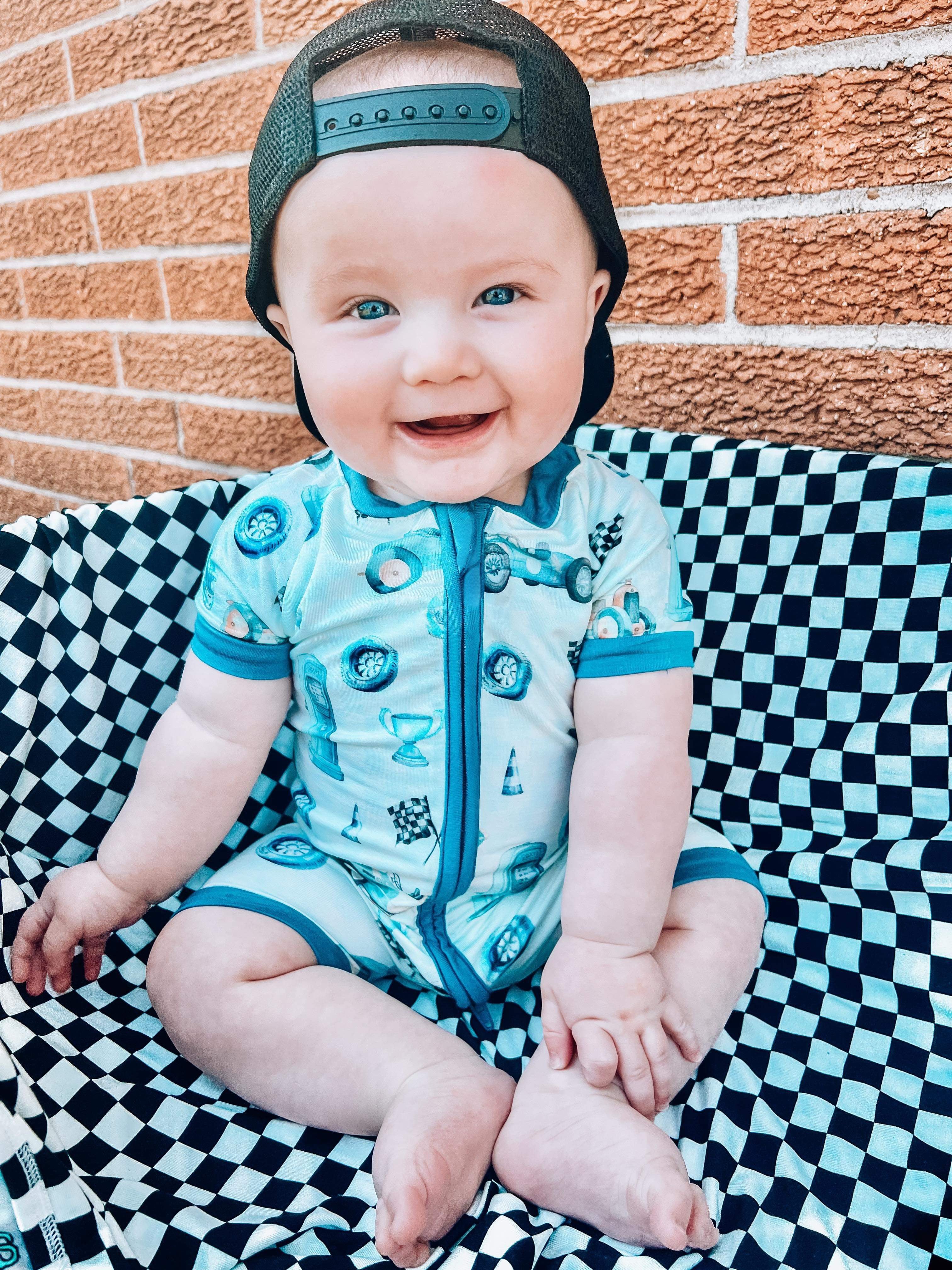 Need For Speed Bamboo Shortie Romper (FINAL SALE)