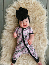 Load image into Gallery viewer, Daddy&#39;s Little Cowgirl Short Sleeve Bamboo Sleeper (FINAL SALE)
