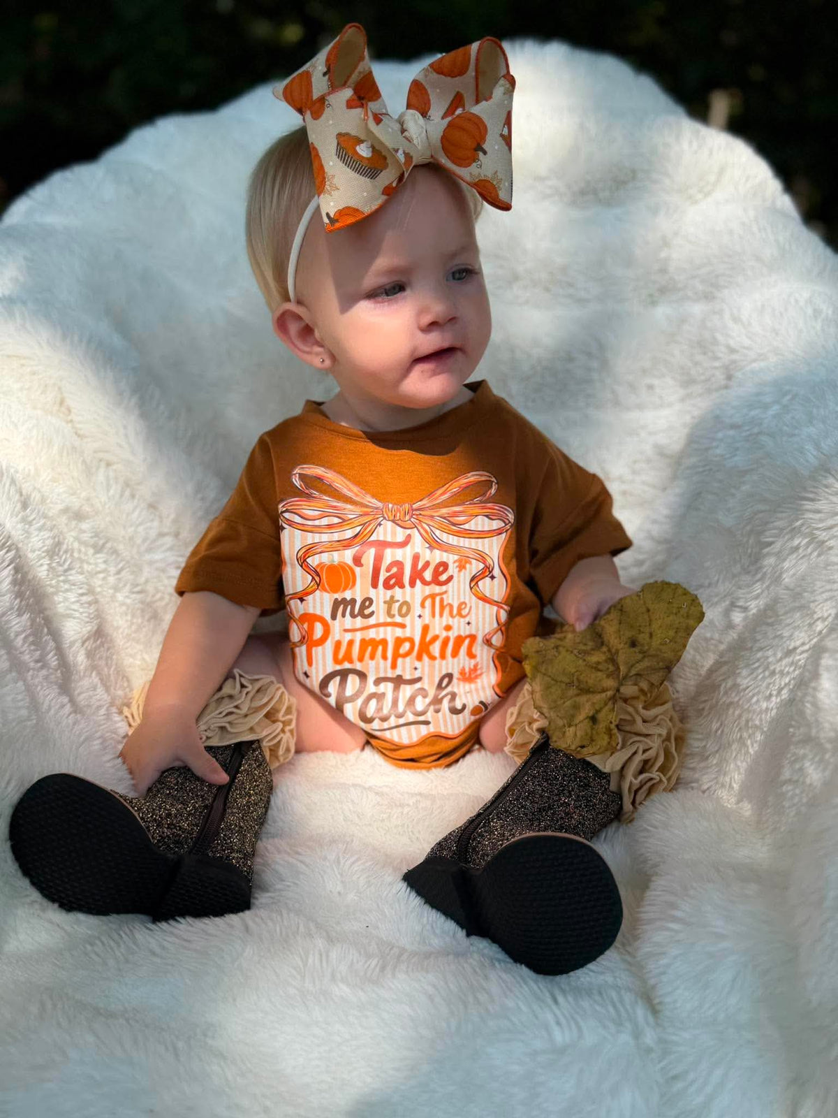 Take me to the Pumpkin Patch bubble romper