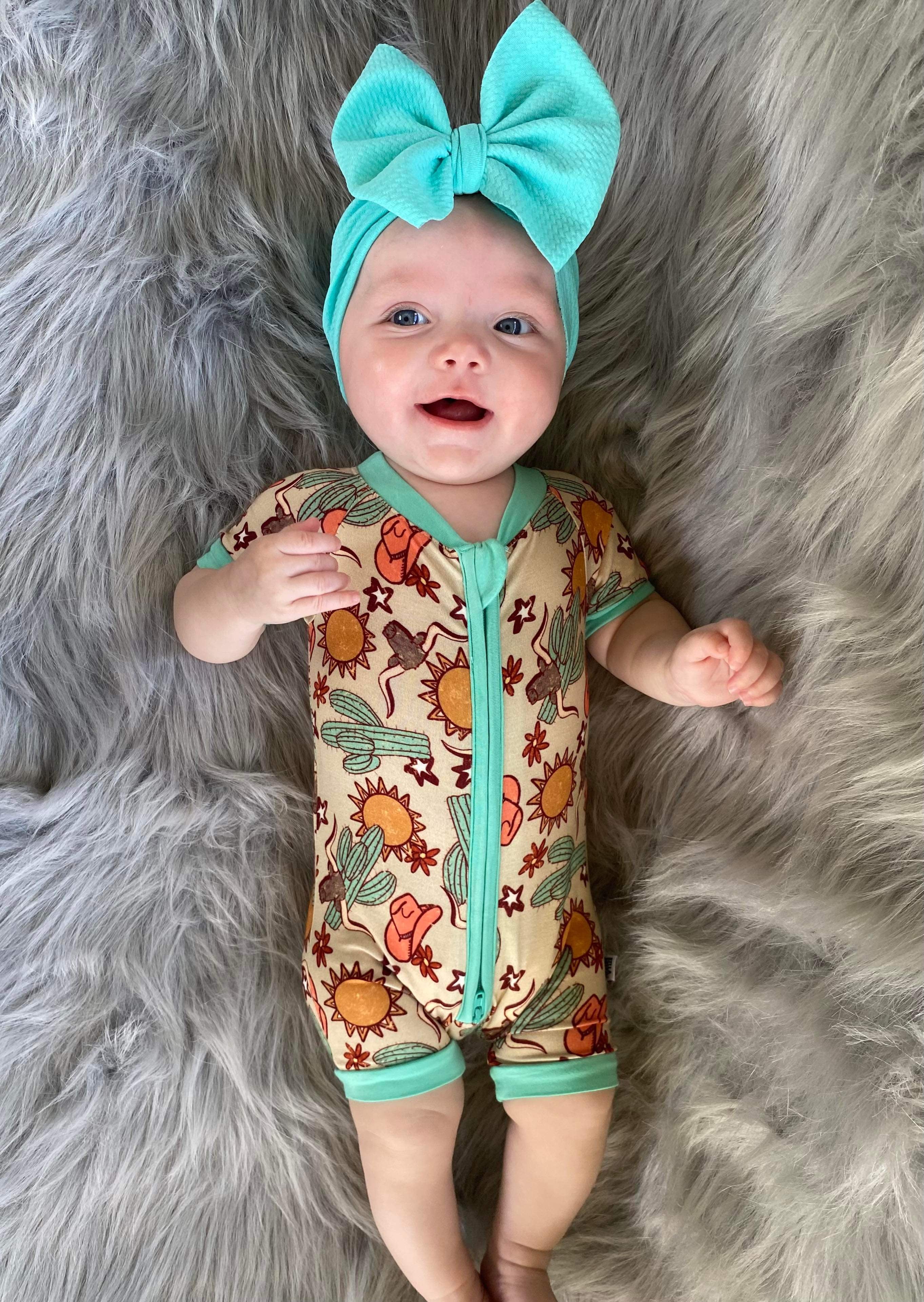 4t Wild West Bamboo Shortie Romper (FINAL SALE)