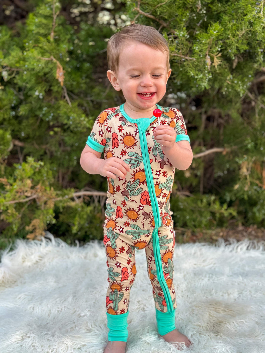 Wild West Short Sleeve Bamboo Sleeper (FINAL SALE)