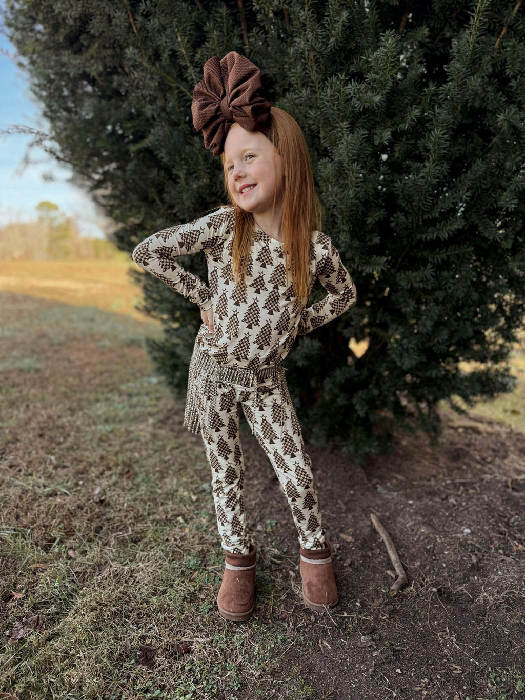 Christmas Tree Farm Bamboo Set (FINAL SALE)