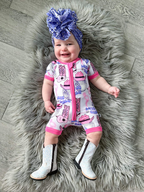3T Let’s Go Girls Bamboo Shortie Romper (FINAL SALE)