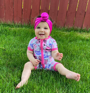 Let’s Go Girls Bamboo Shortie Romper