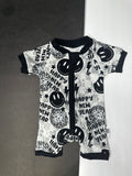 Happy New Year Bamboo Shortie Romper (FINAL SALE)