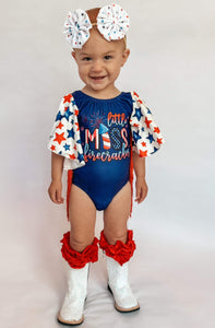 Little Miss Firecracker Leo/Top