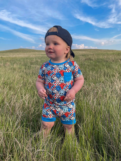 12/18 Months Smile USA Bamboo Sleep Short Set (FINAL SALE)
