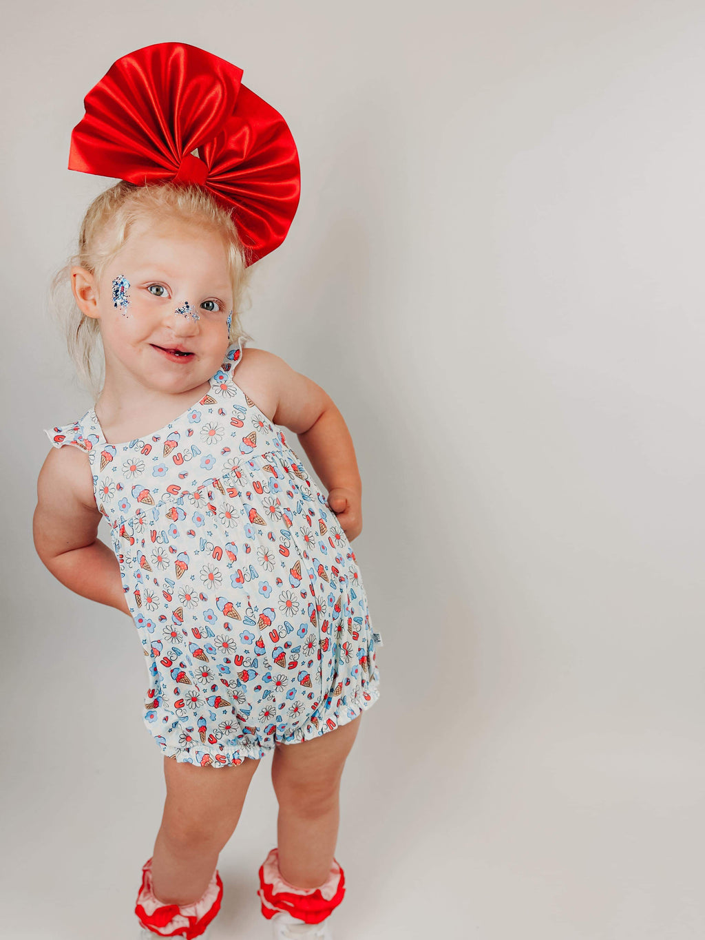 I scream, you scream, we all scream for ice cream Bamboo Romper (FINAL SALE)