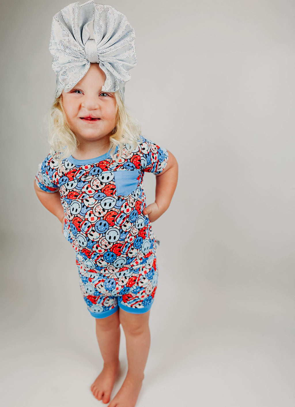 12/18 Months Smile USA Bamboo Sleep Short Set (FINAL SALE)