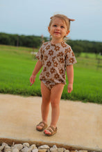 Load image into Gallery viewer, Boho Flowers Bubble Romper
