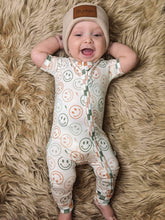 Load image into Gallery viewer, Rad Smiles Bamboo Short Sleeve Sleeper
