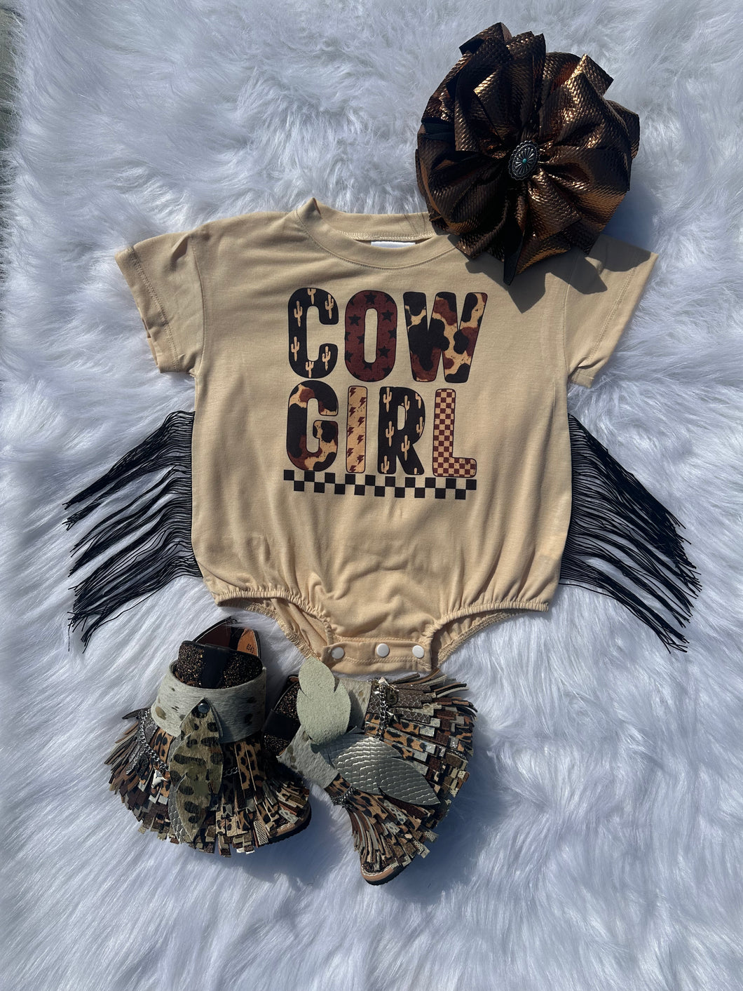 Cowgirl Bubble Romper