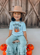 Load image into Gallery viewer, Pumpkin Season Oversized T-shirt Romper - white (FINAL SALE)
