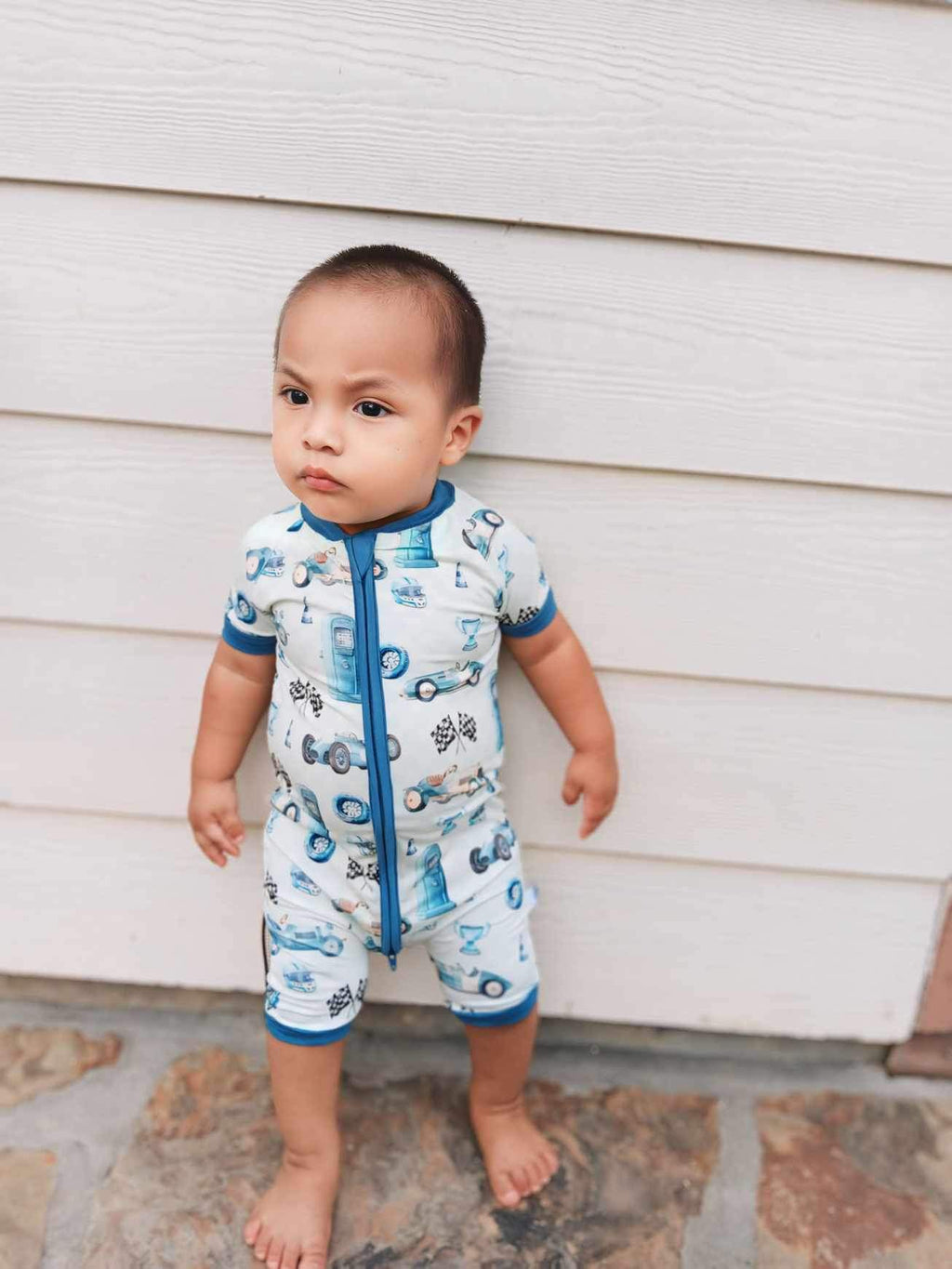 Need For Speed Bamboo Shortie Romper (FINAL SALE)