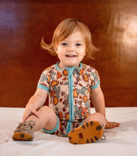 Load image into Gallery viewer, Wild West Bamboo Shortie Romper
