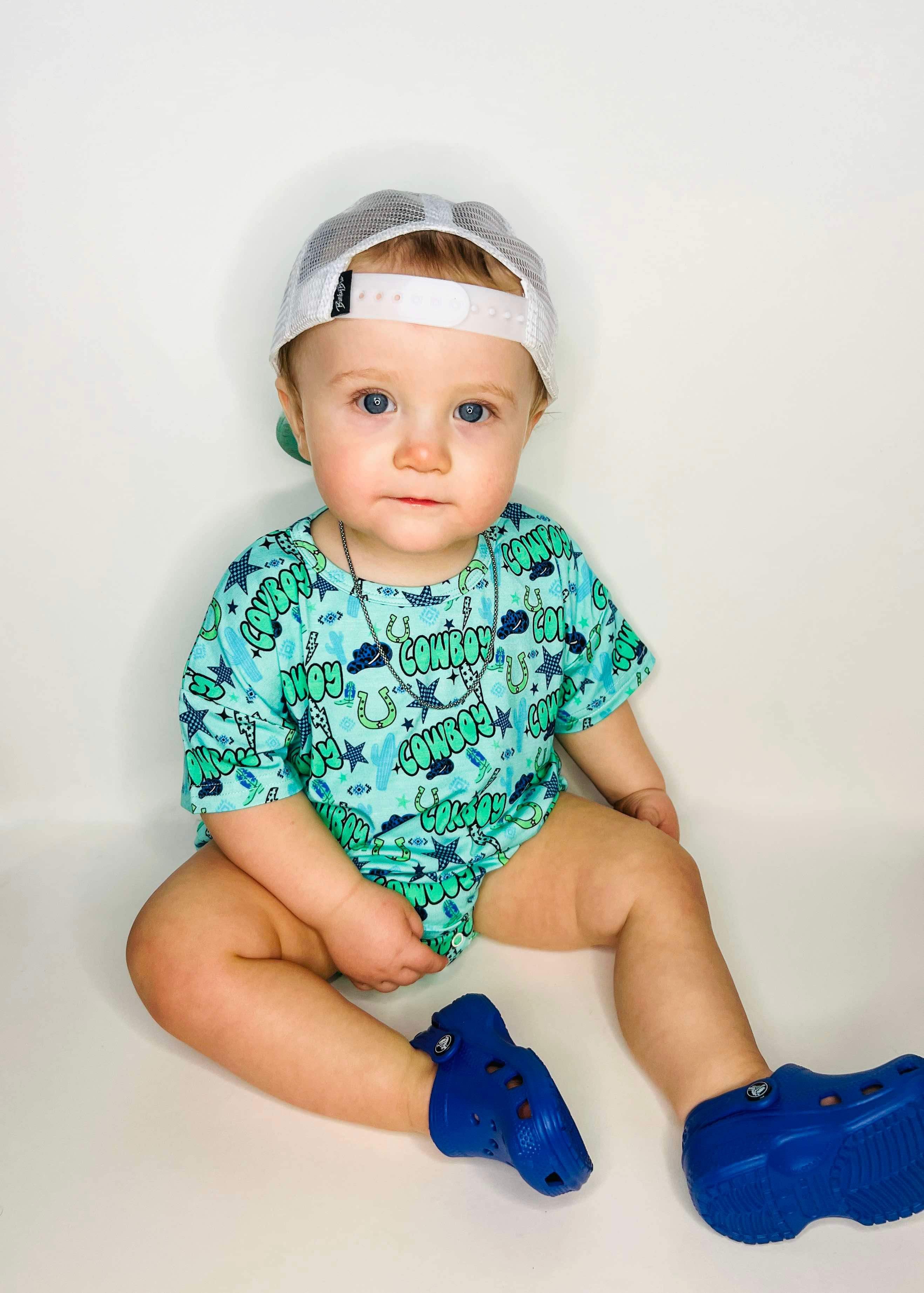 Neon Cowboy Oversized Bamboo Romper (FINAL SALE)