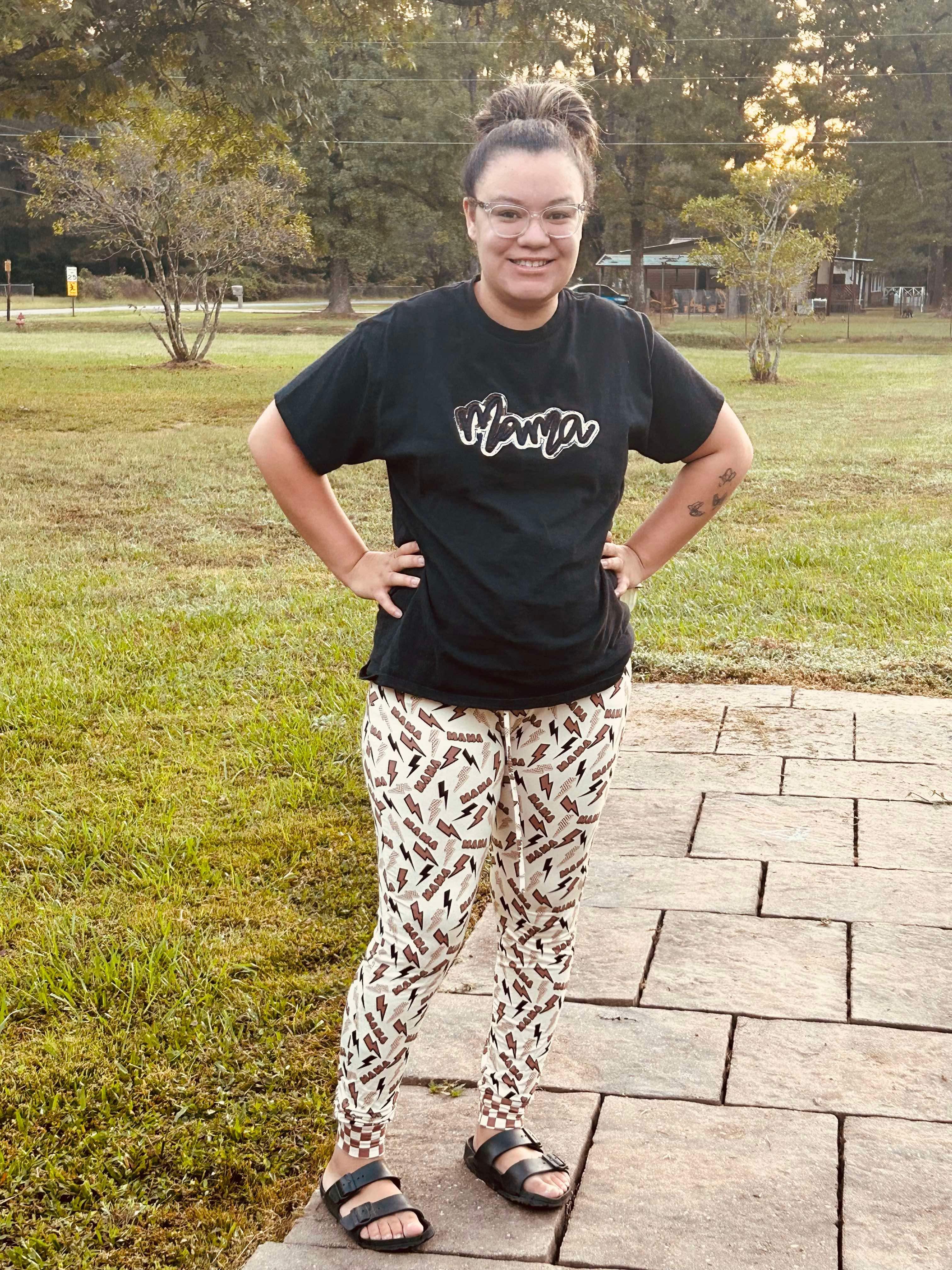 Mama Neutral Bolt Adult Bamboo Joggers