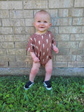 Rust Bolts Oversized Bamboo Romper (FINAL SALE)