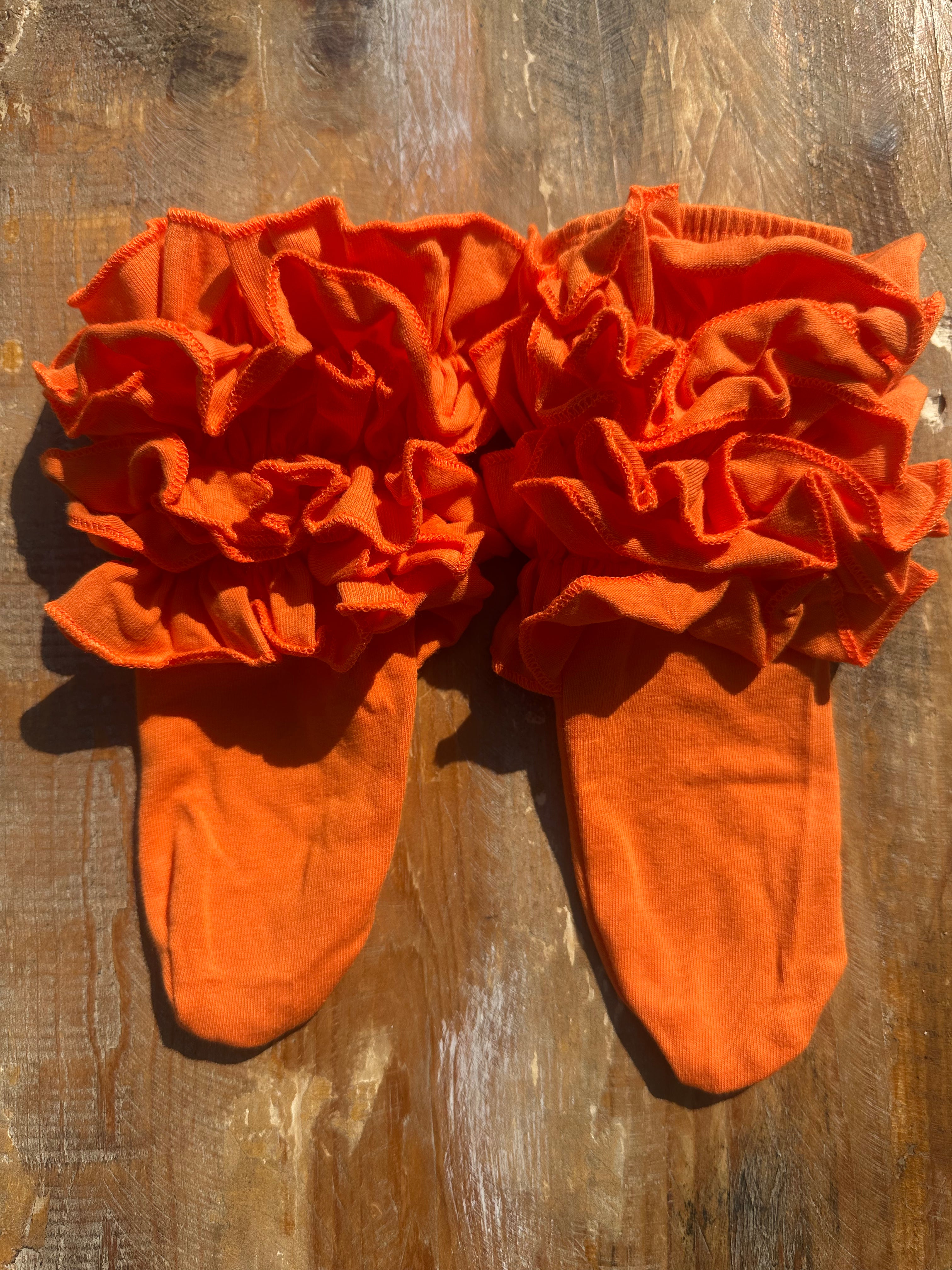 Ankle Ruffle Socks (Multiple Colors)
