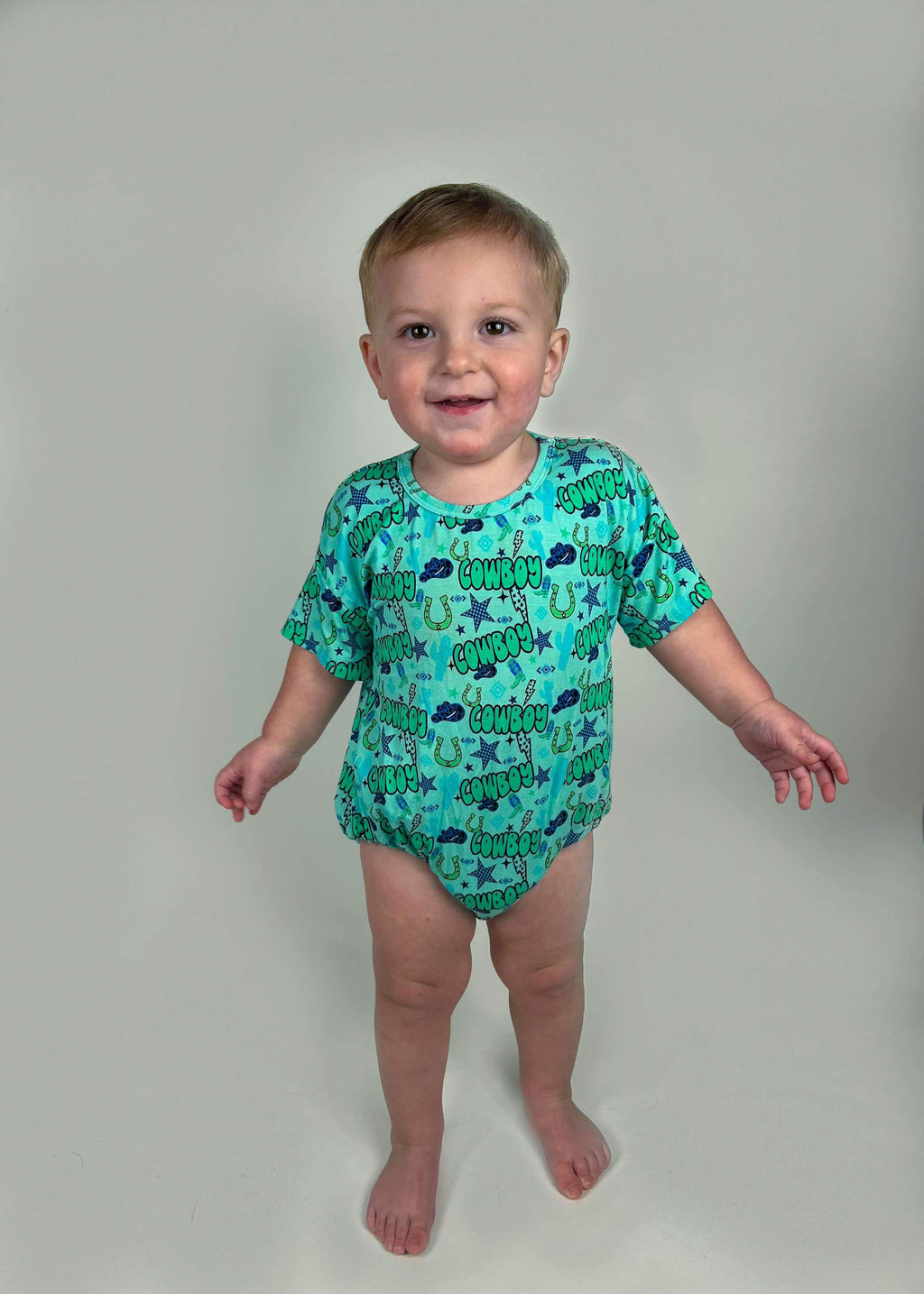 Neon Cowboy Oversized Bamboo Romper (FINAL SALE)