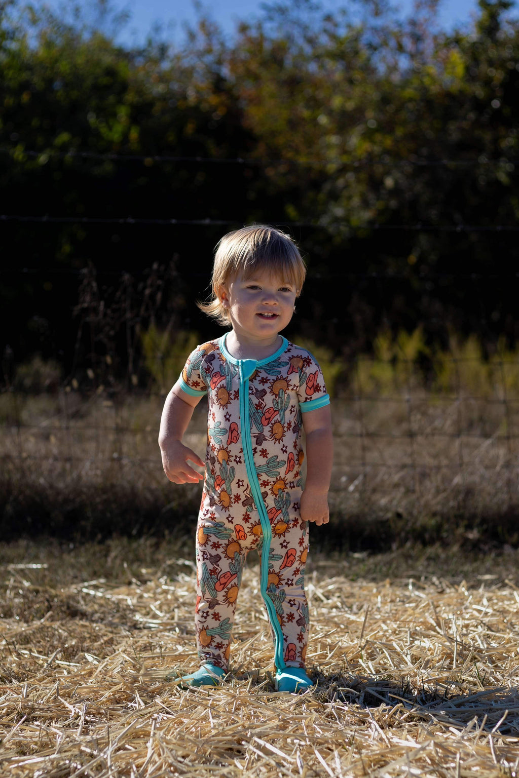 Wild West Short Sleeve Bamboo Sleeper (FINAL SALE)