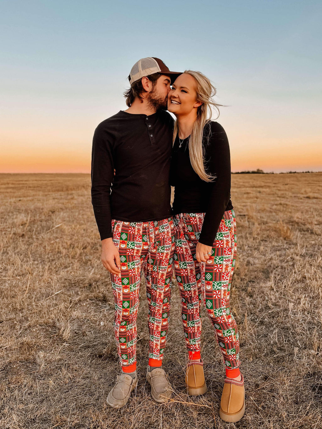Size Small Howdy Santa Bamboo Joggers (FINAL SALE)