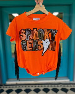 Spooky Season Bubble Romper