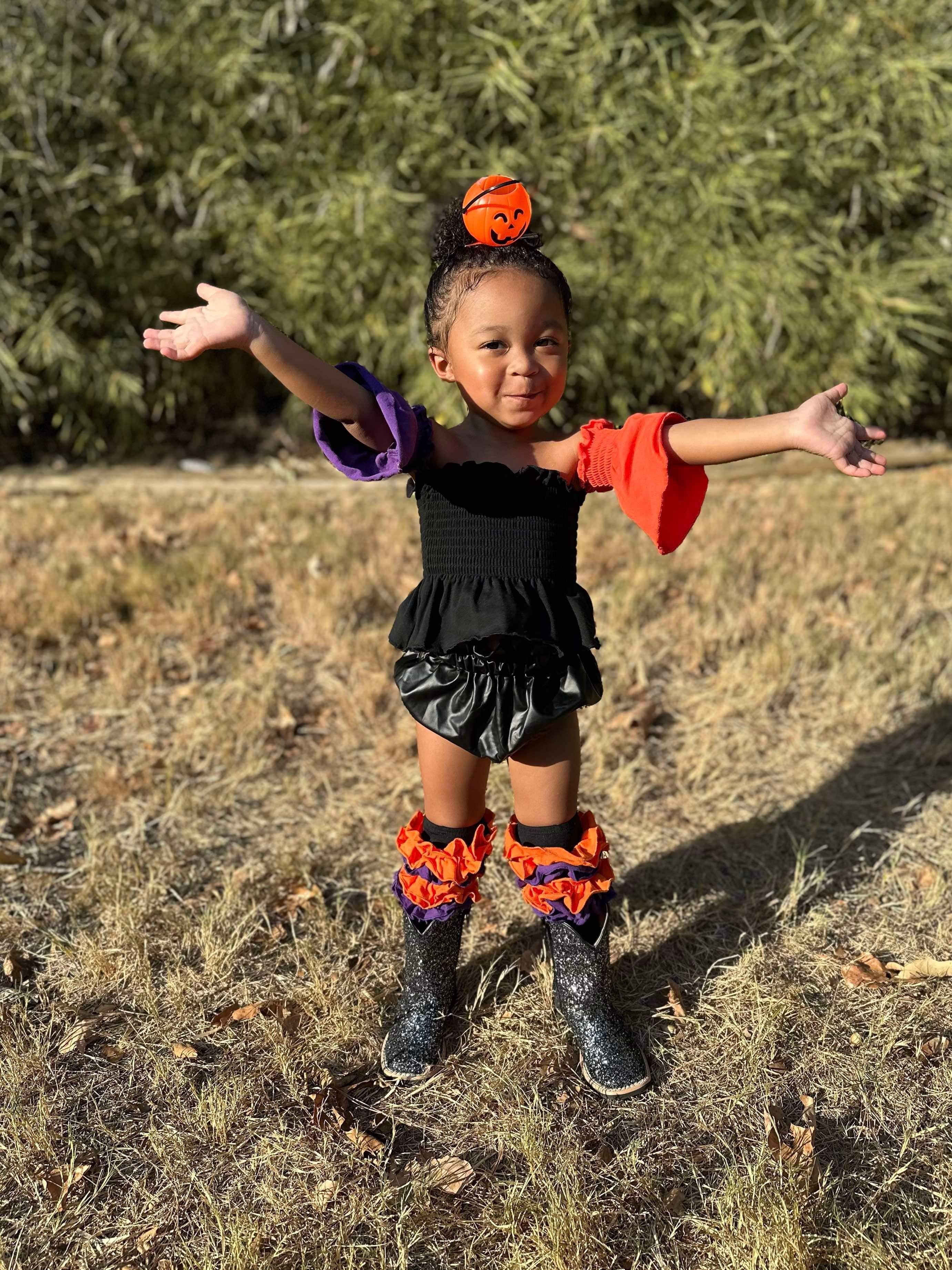 Halloween Scrunch Top (FINAL SALE)