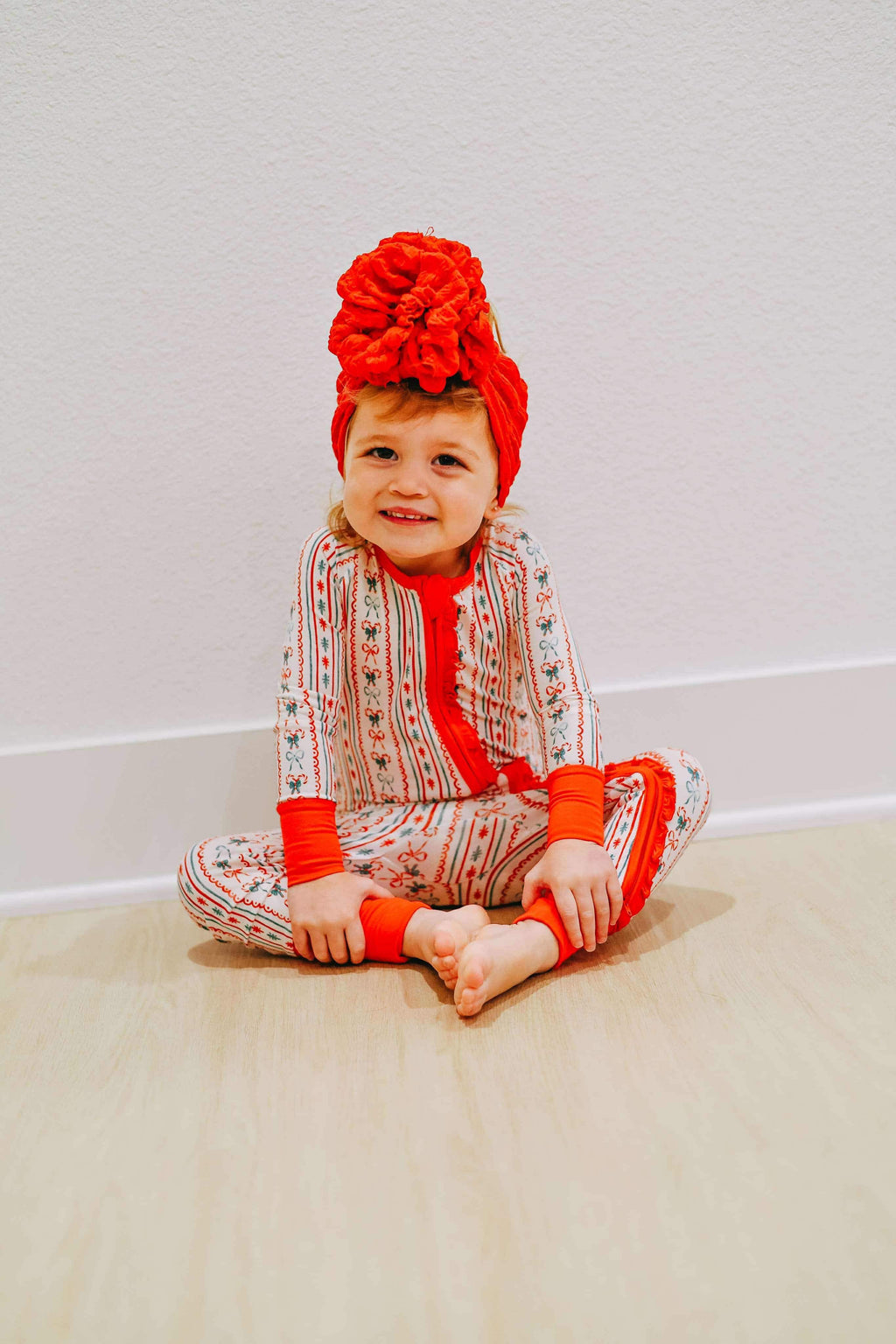 Newborn Candy Cane Christmas Bamboo Sleeper (FINAL SALE)