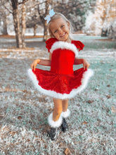 Load image into Gallery viewer, Sequin Santa Dress (FINAL SALE)
