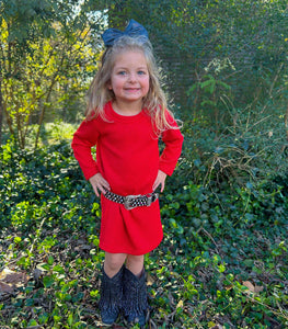 Red Sweater Dress