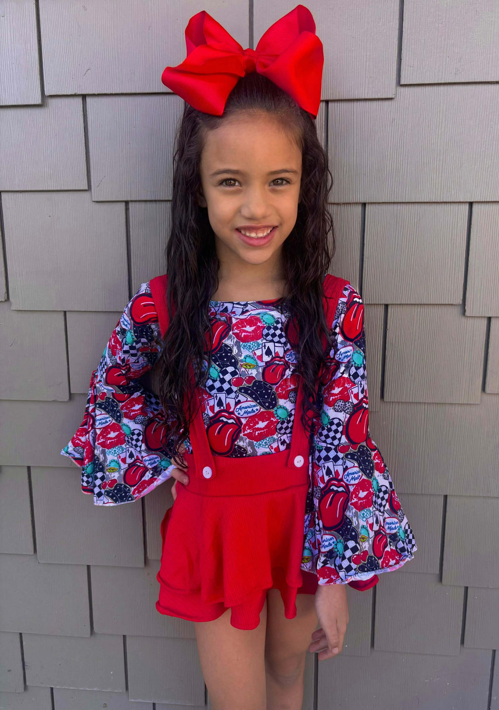 American Made Bell Sleeve Leo/Top