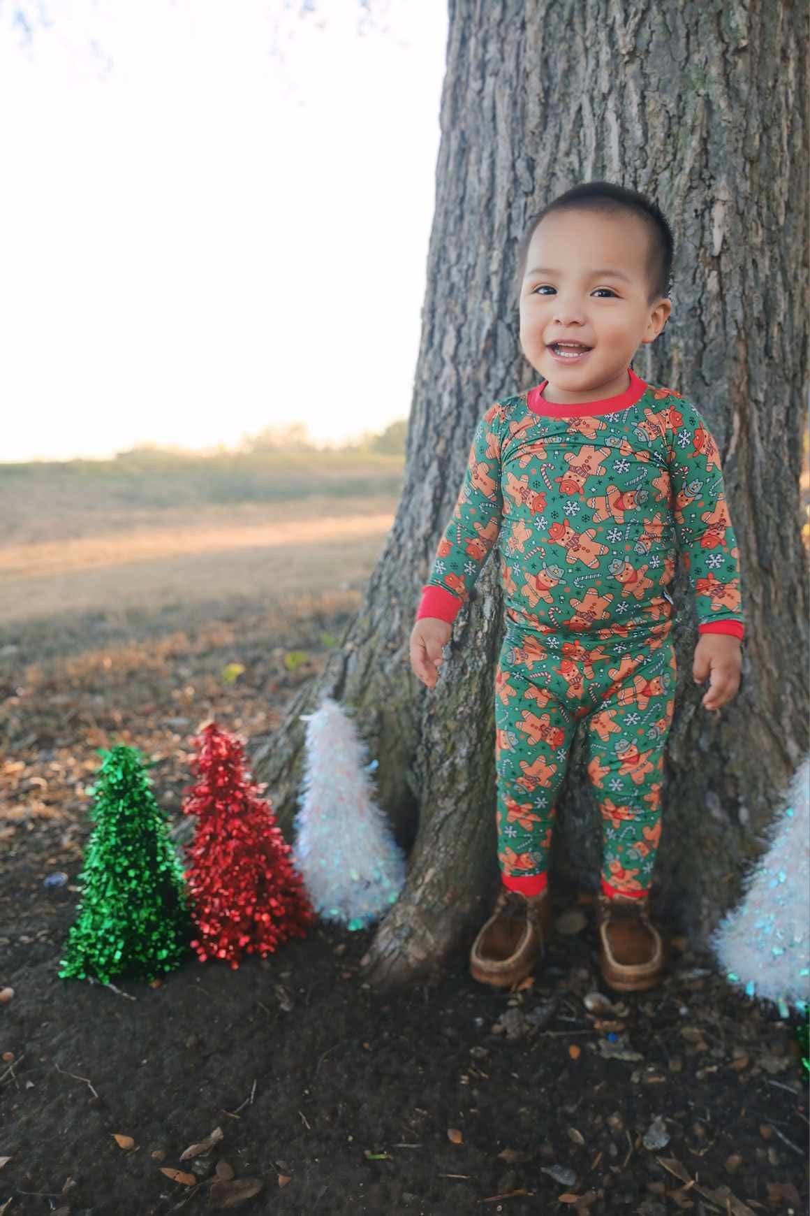 Cowboy Christmas Bamboo Set (FINAL SALE)