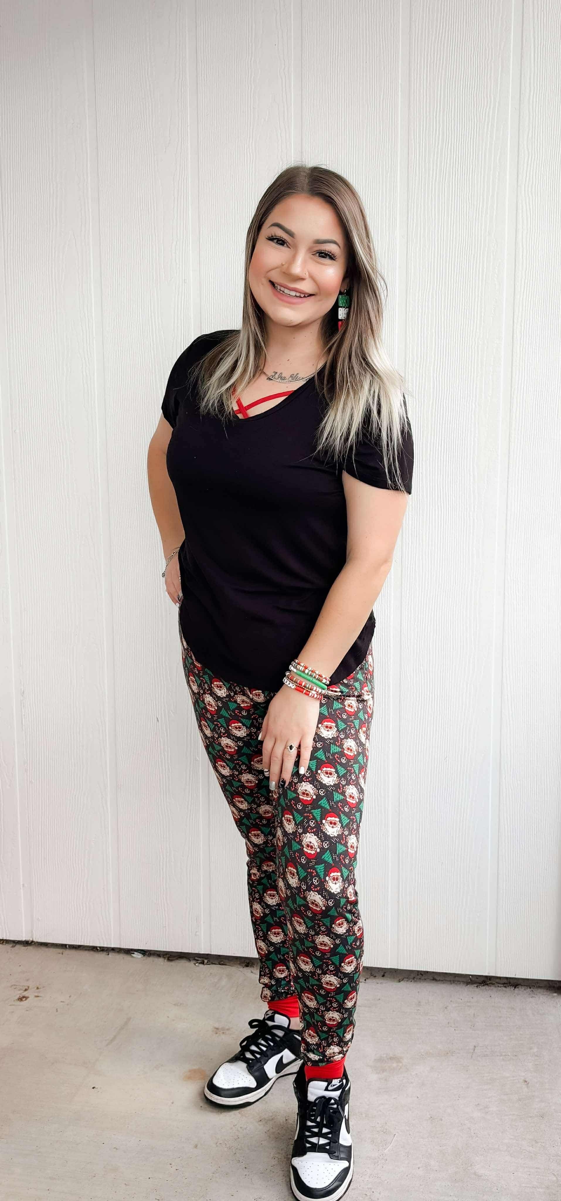 Rad Santa Bamboo Joggers (FINAL SALE)