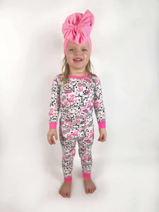 Pink Howdy Bamboo Set