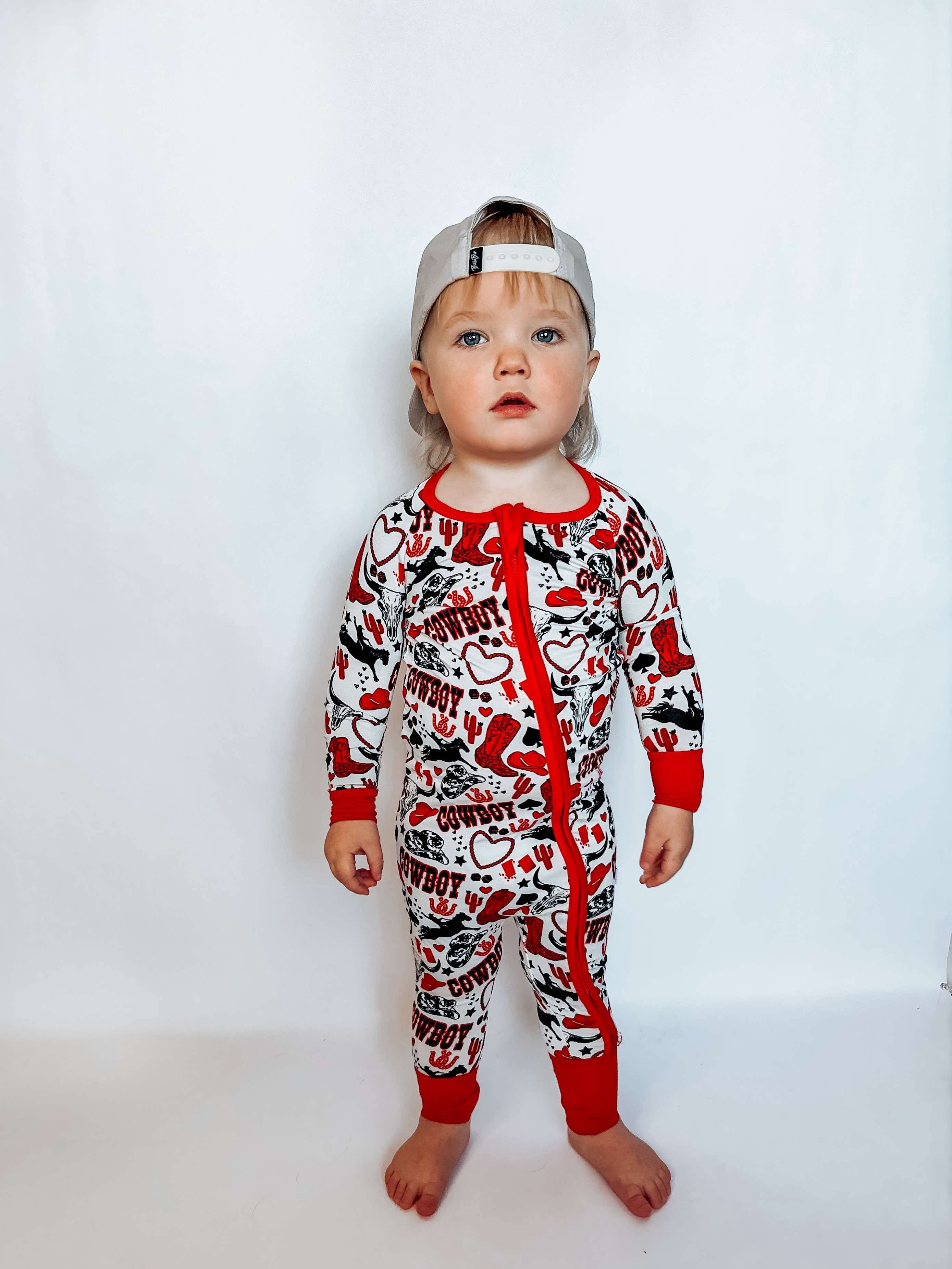 Red Cowboy Bamboo Sleeper READ DESCRIPTION (FINAL SALE)