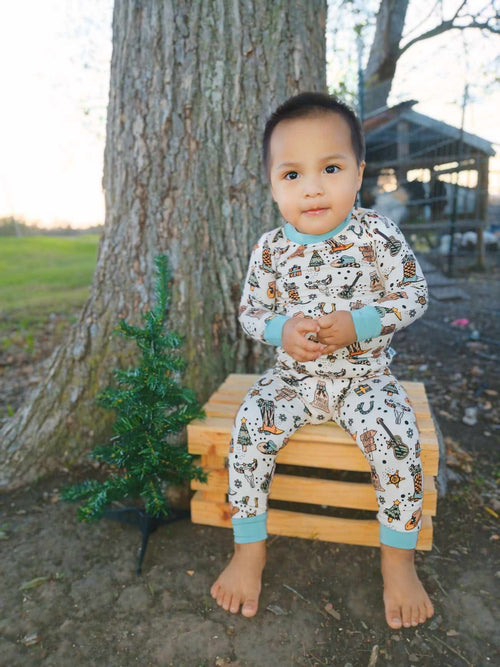 (Small Town Christmas Bamboo Set (FINAL SALE)