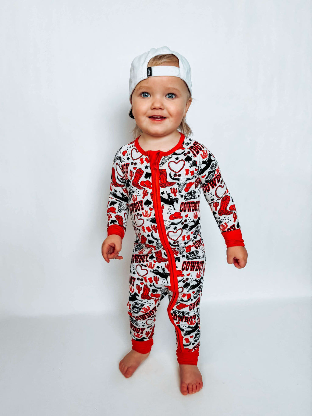 Red Cowboy Bamboo Sleeper READ DESCRIPTION (FINAL SALE)